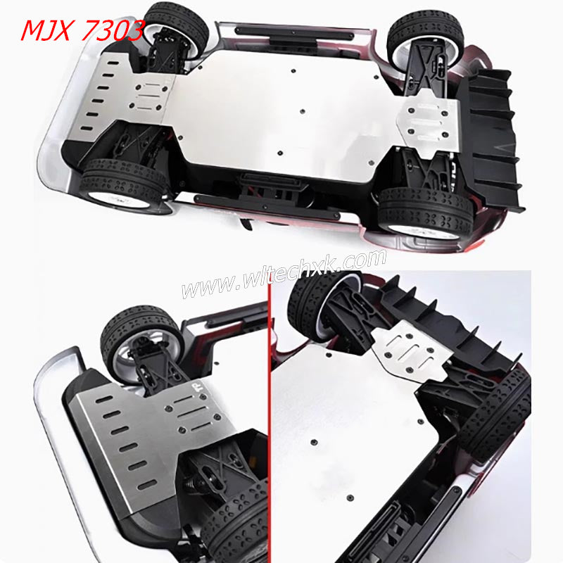 MJX Hyper Go 7303 RC CAR Parts Front and Rear Guard Plates+Bottom Guard-1