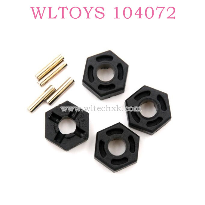 Original part of WLTOYS 104072 RC Car 1871 Hexagon Wheel Seat