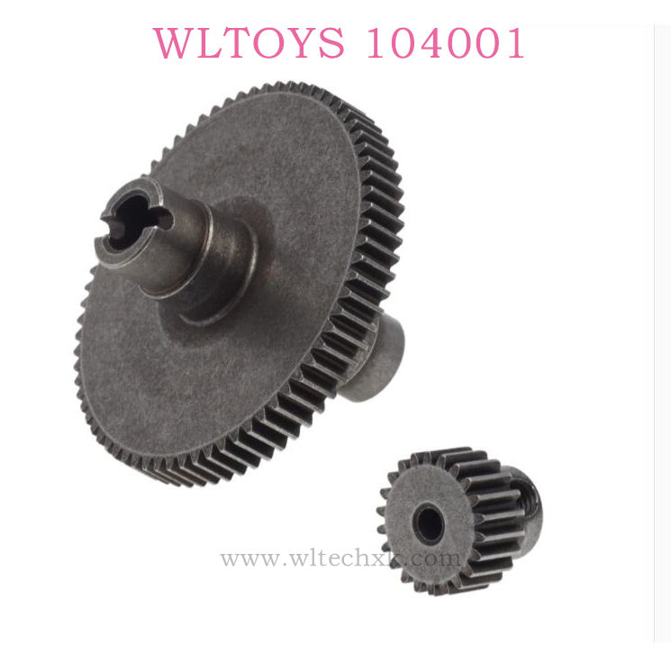 WLTOYS 104001 RC Car Original parts 1874 Spure Gear 2