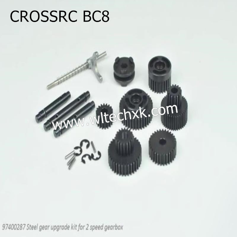 CROSSRC BC8 Parts Second Gear Transmission Gearbox Metal Gear Fork Kit CS-97400287-1