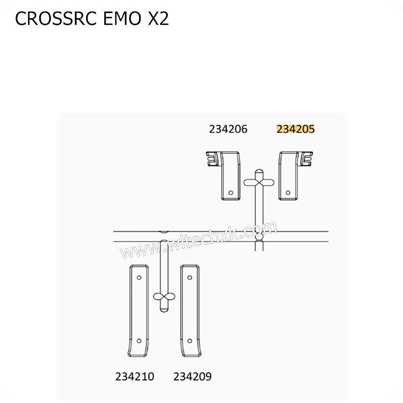 CROSSRC EMO X2 Parts Beam Lining CS-97401237