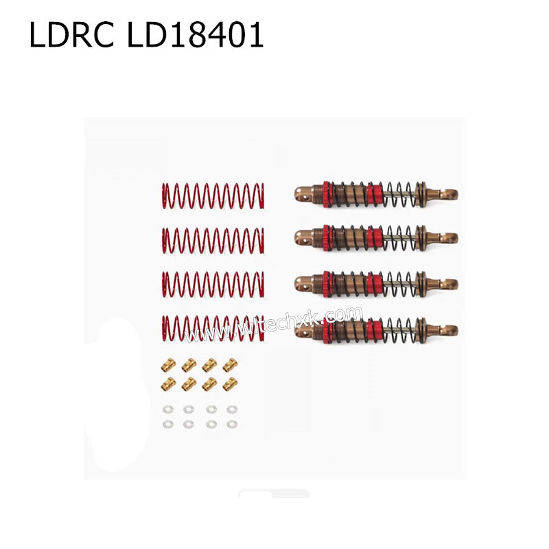 LDRC LD18401 RC CAR Original Parts Metal Hydraulic Shock Absorber(without oil)