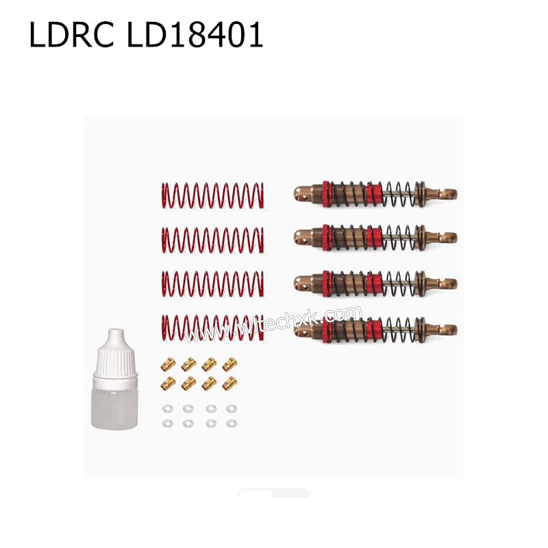 LDRC LD18401 RC CAR Original Parts Metal Hydraulic Shock Absorber(With oil)