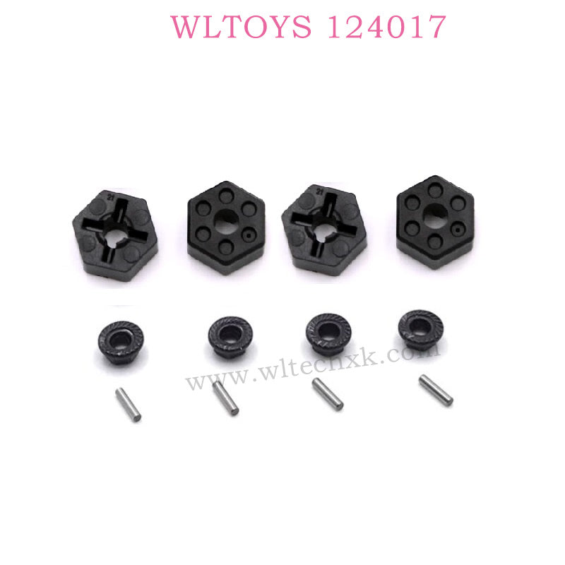 WLTOYS 124017 RC Car Original Parts 1950 Hex Nut
