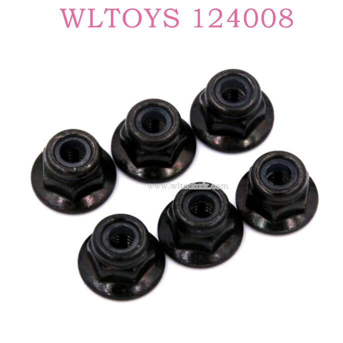 Original part of WLTOYS 124008 1/12 RC Car 1955 M3 Flange Nut