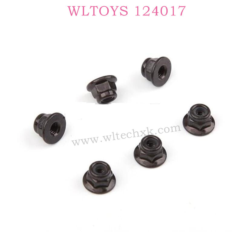 WLTOYS 124017 RC Car Original Parts 1955 M3 Flange Nut