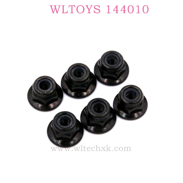 Original WLTOYS 144010 RC Car Parts 1955 M3 lock Nut