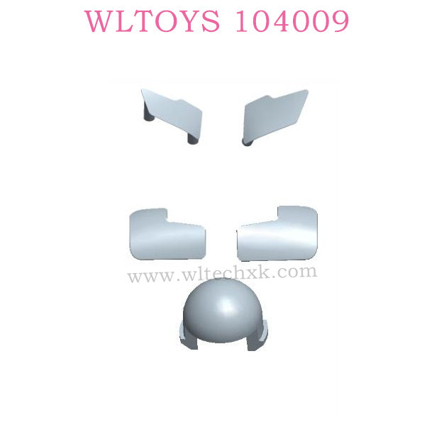 WLTOYS 104009 RC Car parts 1964 LED Cover Original