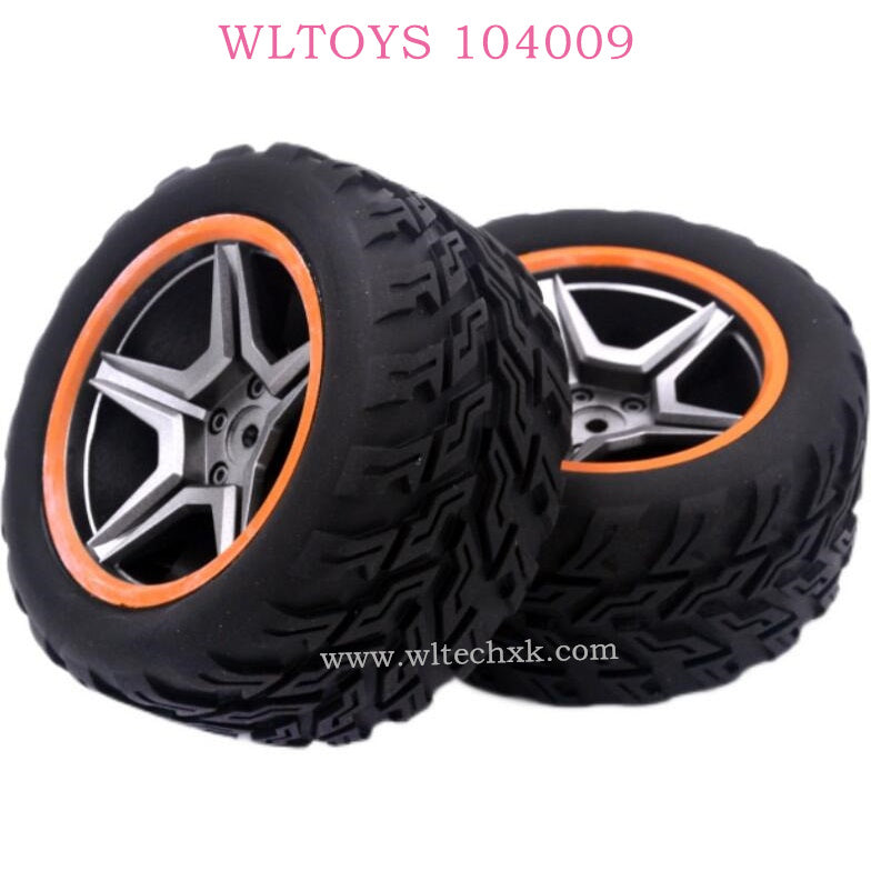 WLTOYS 104009 1/10 RC Car parts 1968Wheel Assembly Original 1pair