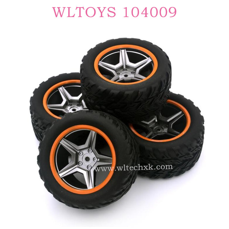 WLTOYS 104009 1/10 RC Car parts 1968Wheel Assembly Original 2pairs