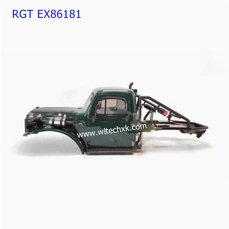 RGT EX86181 Upgrade Parts DIY modified parts Original car shell GREEN -1