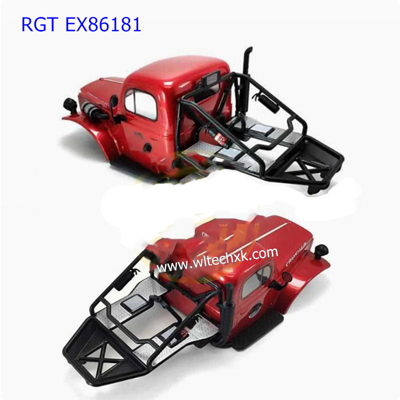 RGT EX86181 Upgrade Parts DIY modified parts Original car shell RED-1
