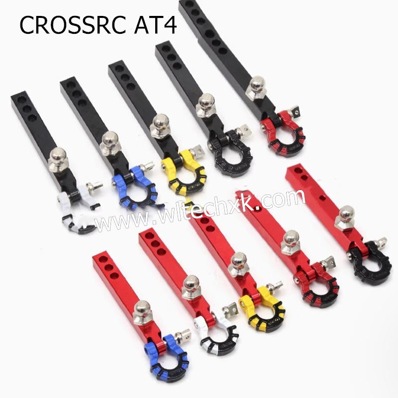CROSSRC AT4 Parts Metal Trailer Hook Ball Head + U Buckle Rescue Hook-1