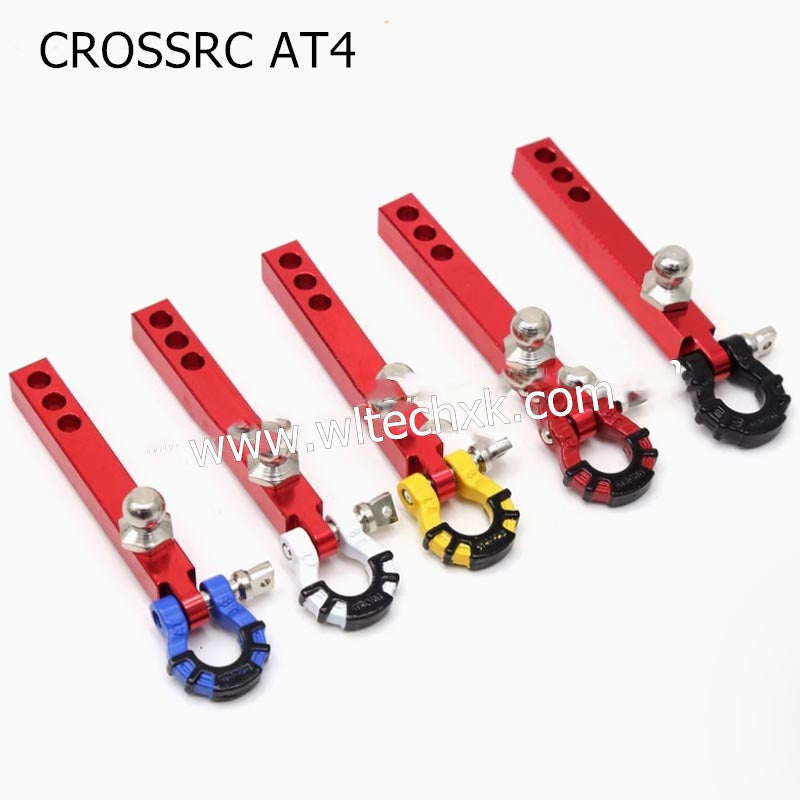 CROSSRC AT4 Parts Metal Trailer Hook Ball Head + U Buckle Rescue Hook-2