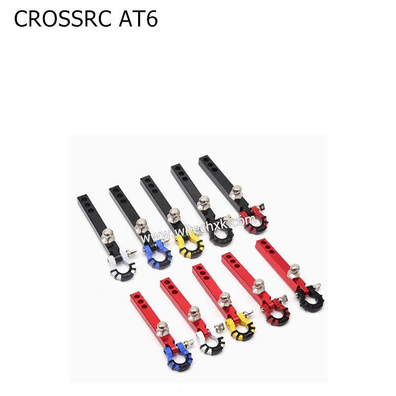 CROSSRC AT6 Parts Metal Trailer Hook Ball Head + U Buckle Rescue Hook-1