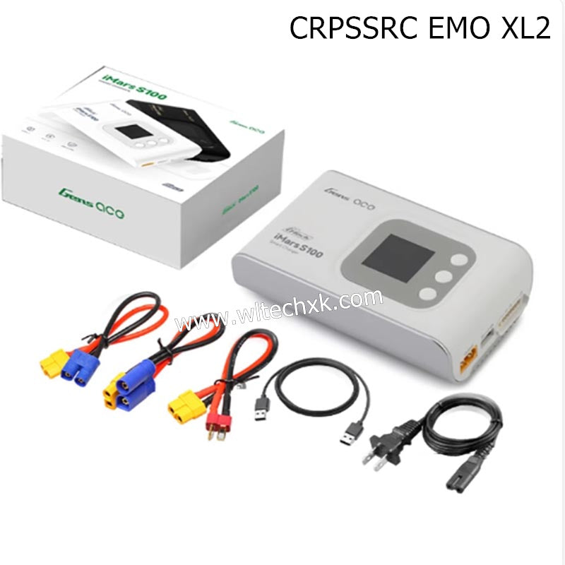 CROSSRC EMO XL2 Parts Grizzli S100 Single Channel Charger White
