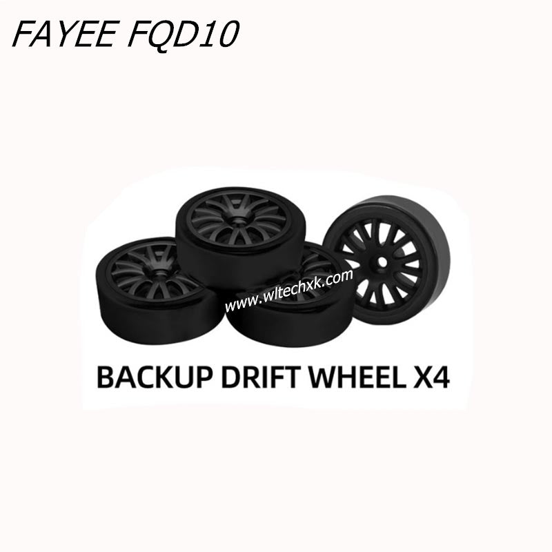 FAYEE FQD10 RC Drift Car Parts Set of 4 Drift Tires-1