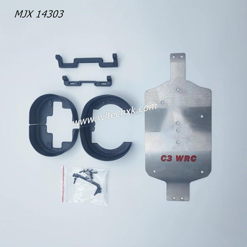 MJX Hyper Go 14303 RC CAR Parts Black ABS ASA Material Fender+Armor Kit