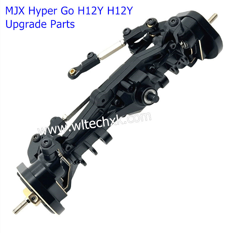 MJX Hyper Go H12Y H12Y+ Upgrade Parts Front Axle Assembly BLACK