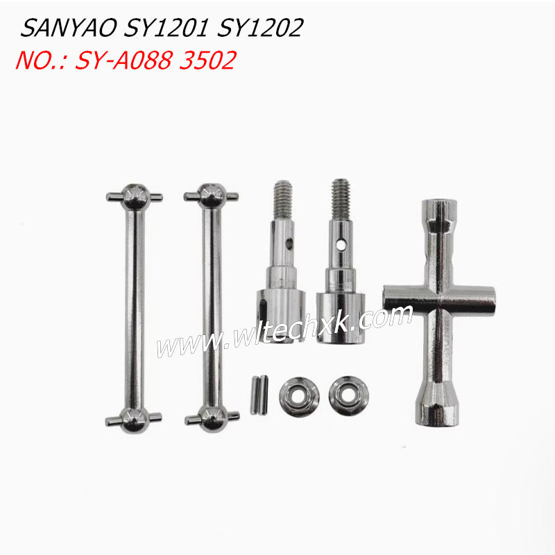 SANYAO SY1201 SY1202 Parts Rear Metal Drive Shaft SY-A088 3502