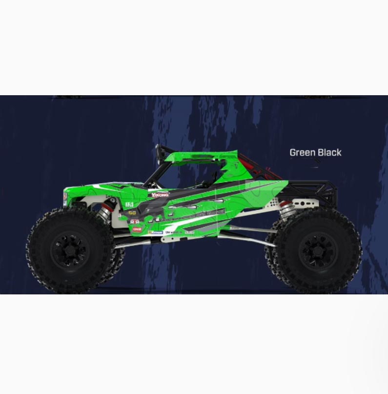 YIKONG YK4061 1/6 Simulation Electric Remote Control Waterproof Off-road Climbing Car GREEN