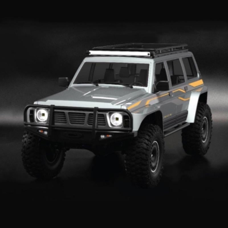 YIKONG YK4107 1/10 Simulation Four-wheel Drive Two-speed Climbing Car Off-road Vehicle GRAY-1