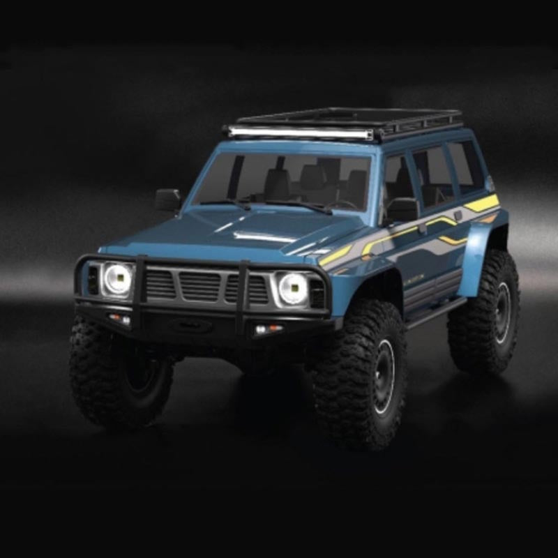 YIKONG YK4107 1/10 Simulation Four-wheel Drive Two-speed Climbing Car Off-road Vehicle BLUE-1