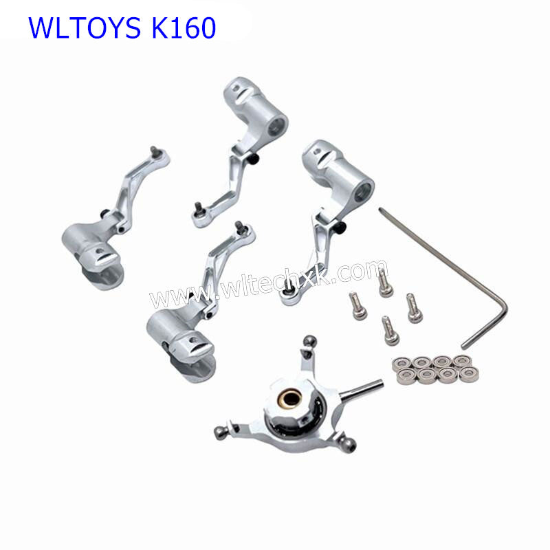 WLTOYS K160 RC Helicopter Upgrade Parts Crosshead Propeller Holder SILVER