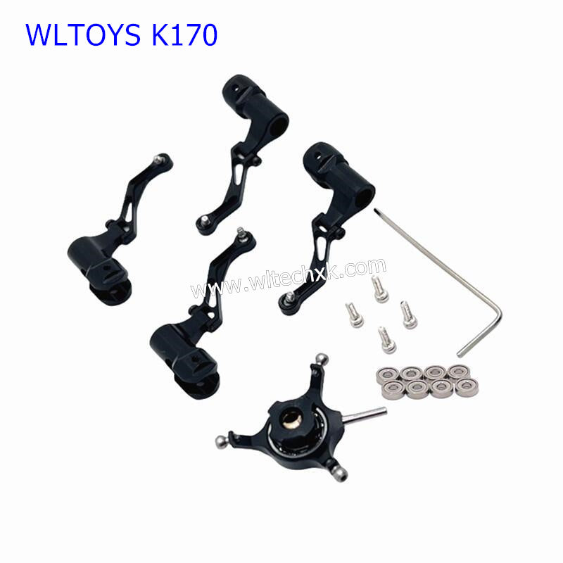WLTOYS K170 RC Helicopter Upgrade Parts Crosshead Propeller Holder black
