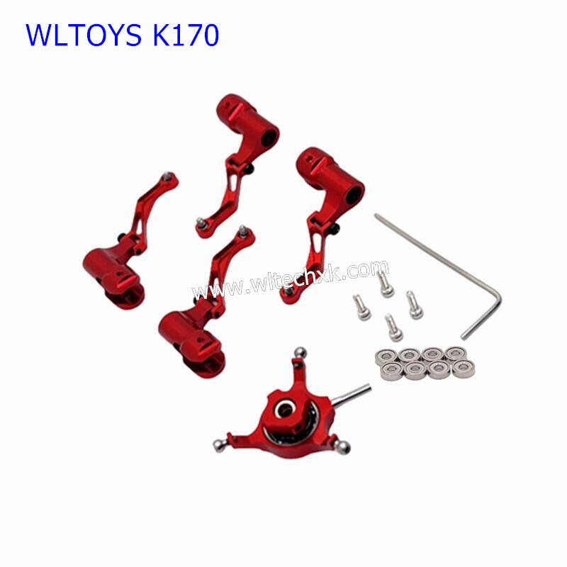 WLTOYS K170 RC Helicopter Upgrade Parts Crosshead Propeller Holder RED
