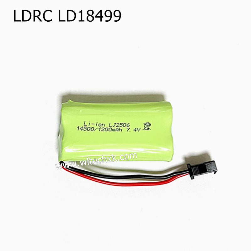 LDRC LD18499 Original Parts 7.4V 1200mAh SM2P Lithium Battery