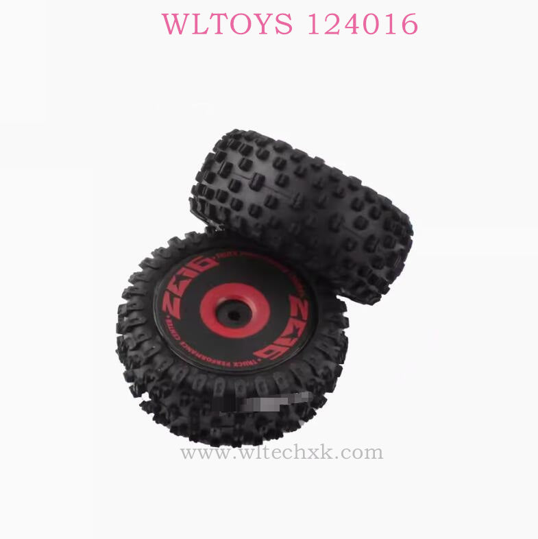 WLTOYS 124016 RC Car Original Part Front Wheels