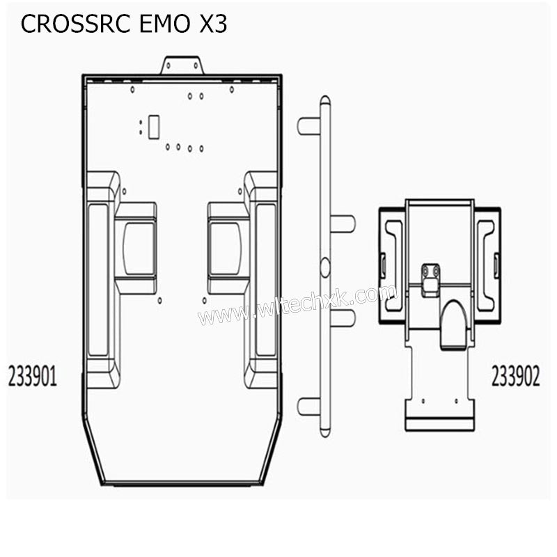 CROSSRC EMO X3 Parts Cargo Box Kit CS-97401221