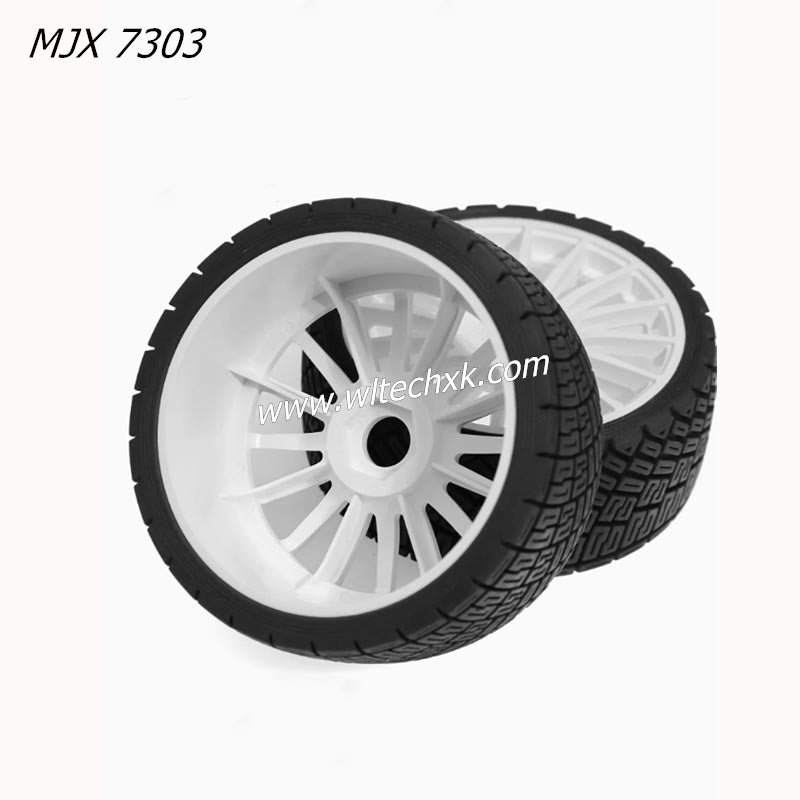 MJX Hyper Go 7303 RC CAR Parts One Set of Tires (New Without Glue)-4
