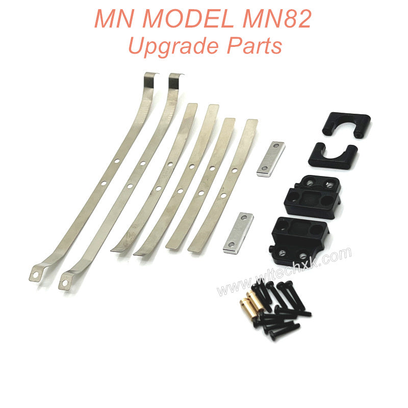 21-MN MODEL MN82 LC79 Upgrade Parts Rear axle retaining spring plate and fixing Seat Black