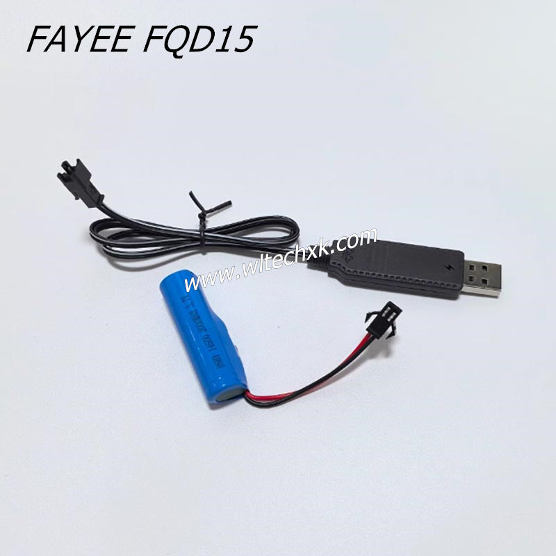 FAYEE FQD15 RC Drift Car Parts Car Body Lithium Battery 3.7V 2000mAh+Charging Vable