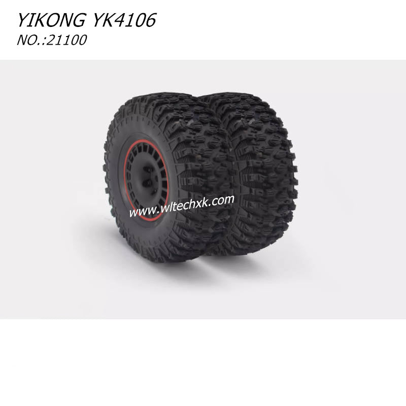 YIKONG YK4106 RC CAR Parts Tire Set 21100