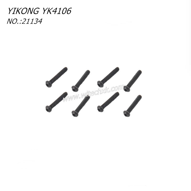 YIKONG YK4106 RC CAR Parts Pan Head Hex Socket Screws M2.5-16 21134