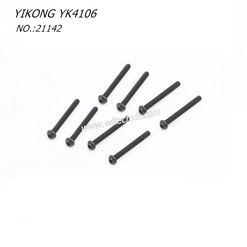 YIKONG YK4106 RC CAR Parts Pan Head Hex Socket Screws M3-28 21142