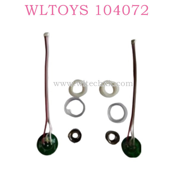 WLTOYS 104072 RC Car Original part 2115 Front Big Light