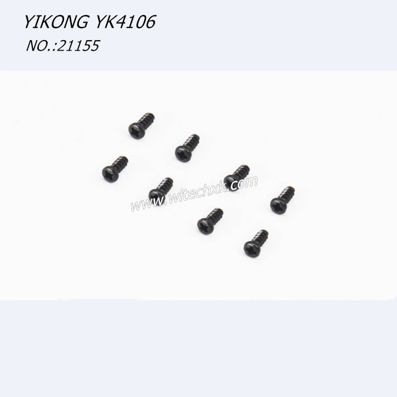 YIKONG YK4106 Original Parts Pan Head Cross Self Tapping Screw ST2.5-8 21155