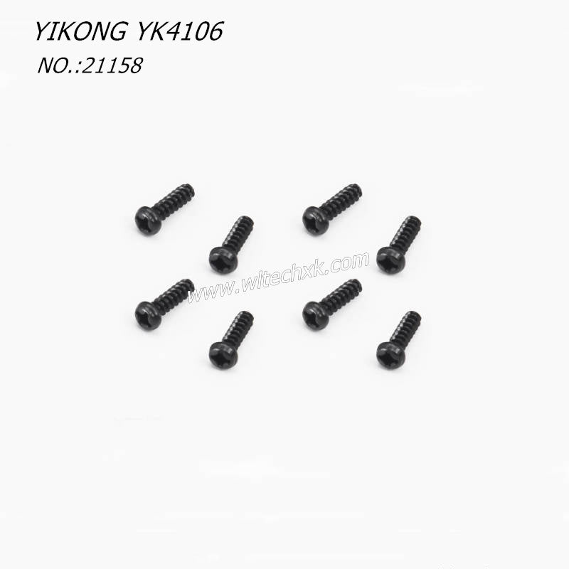 YIKONG YK4106 Original Parts Pan Head Cross Self Tapping Screw ST3-10 21158