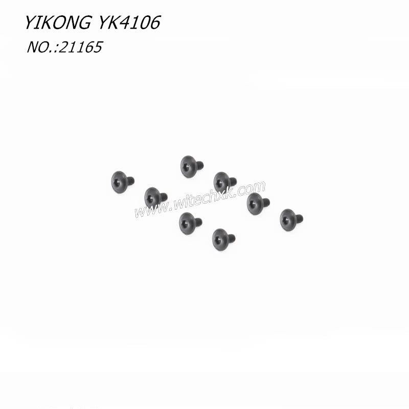 YIKONG YK4106 Original Parts Pan Head Hex Socket Screws M2-4 21165