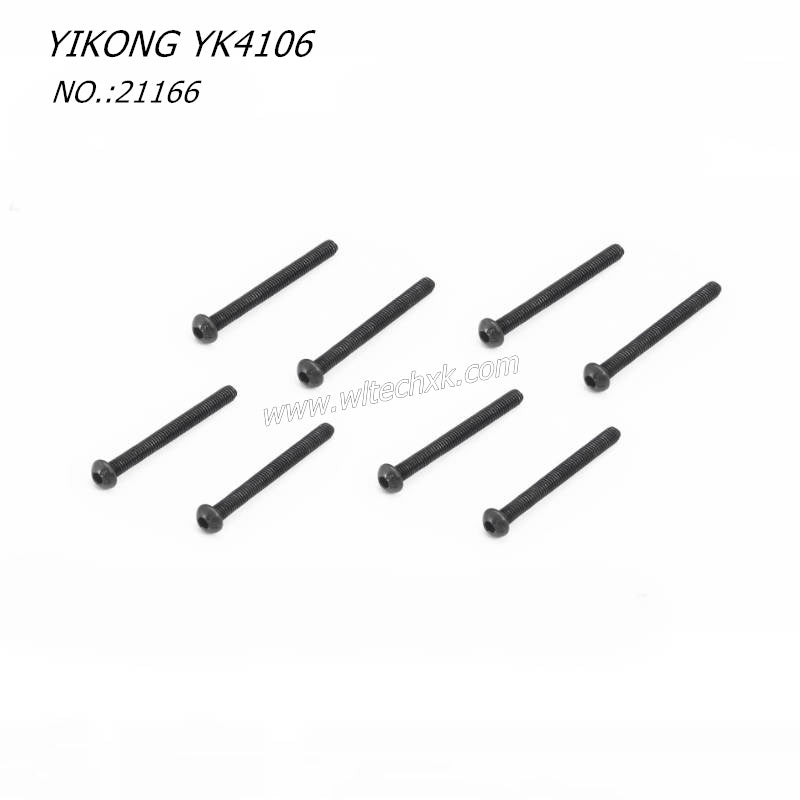 YIKONG YK4106 Original Parts Pan Head Hex Socket Screws M3-30 21166