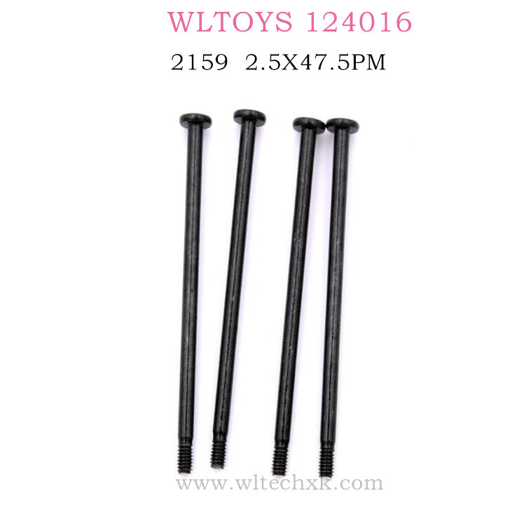 WLTOYS 124016 RC Car Part 2159 Long Screw 2.5X47.5PM D6