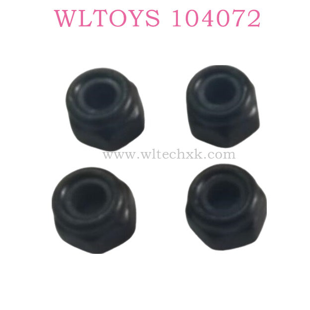 WLTOYS 104072 RC Car Original part 2177 M3 Lock Nuts