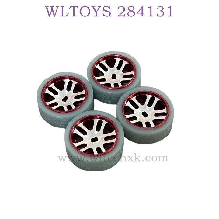WLTOYS 284131 1/28 RC Car Upgrade Parts Luminous tyre installation