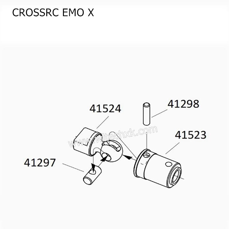 CROSSRC EMO X Parts Transmission Shaft Metal Parts CS-97401262
