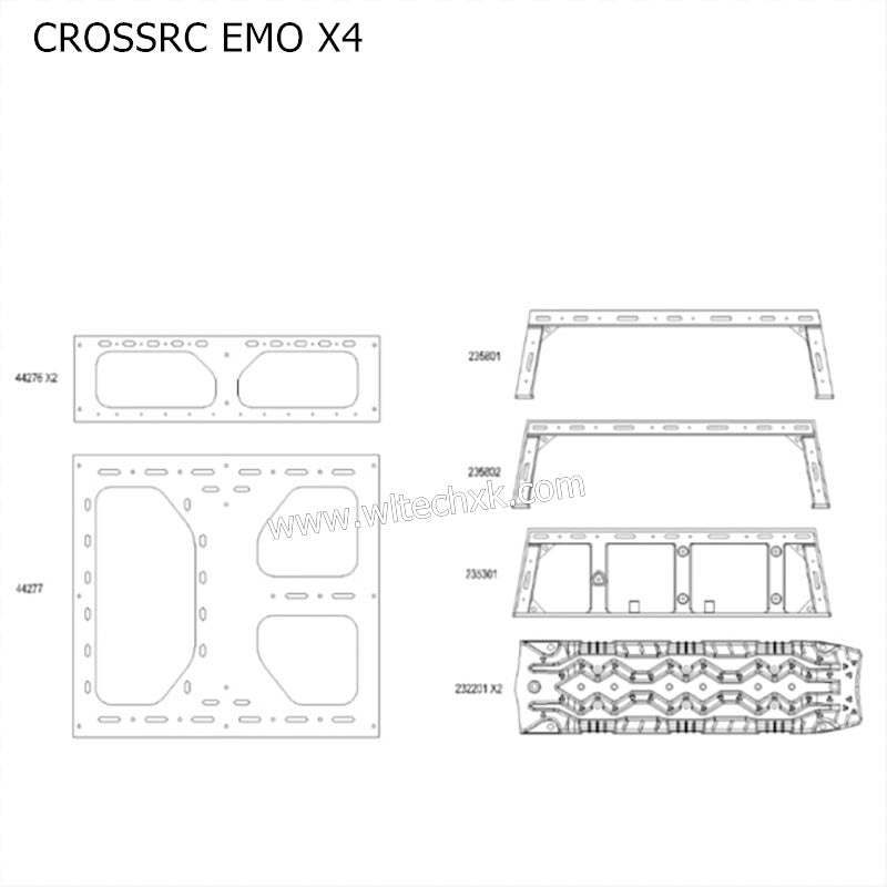 CROSSRC EMO X4 Parts Rear Gantry Assembly CS-97401290