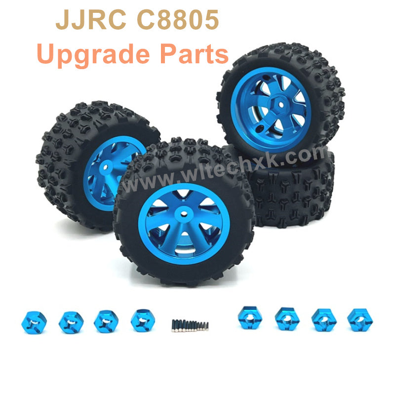 22-JJRC C8805 Upgrade Parts Metal Tire Blue